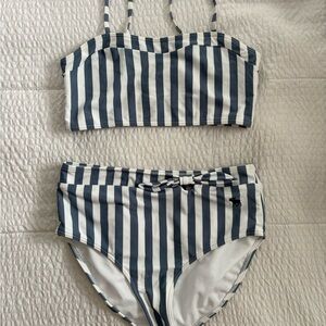 Girls striped bikini